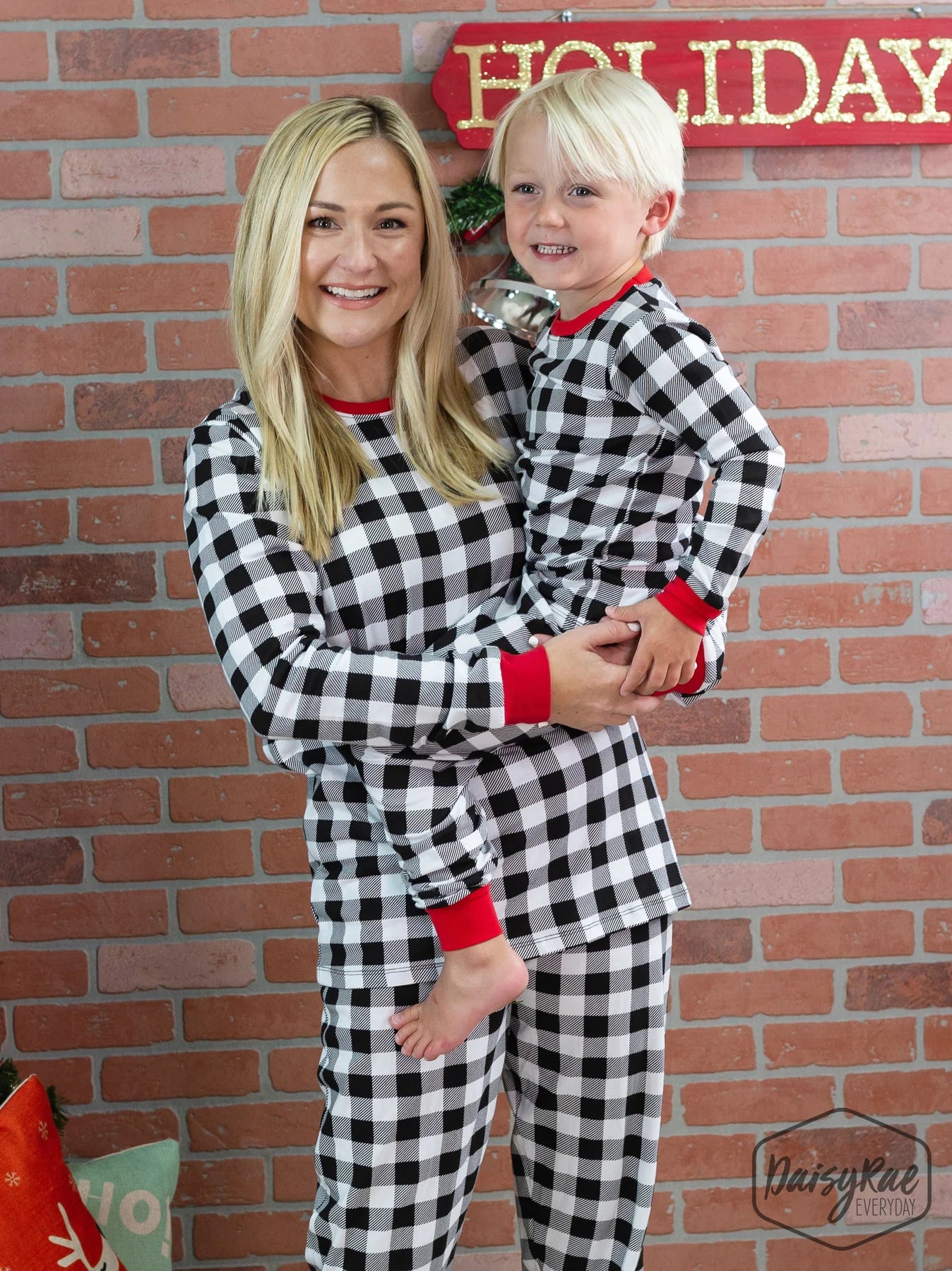 Kids Gingham Me To Sleep Pajamas Set