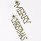 Merry Christmas CZ Green Earrings