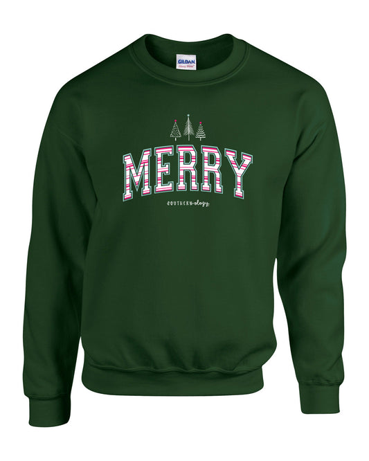 Southernology Merry Trees Crewneck Sweatshirt