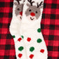 Red-Nosed Reindeer Fuzzy Socks