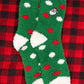 Christmas Magic Santa Polka Dot Socks