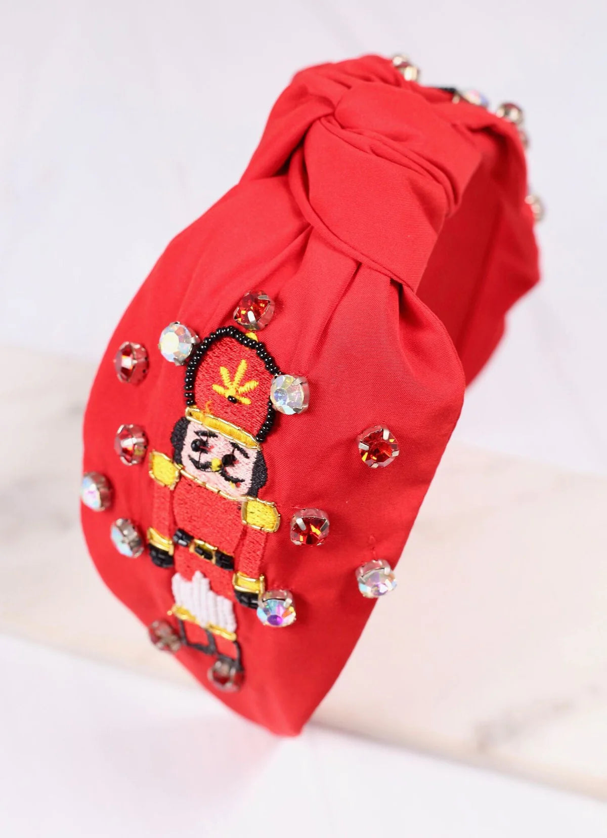 Nutcracker Embellished Red Headband