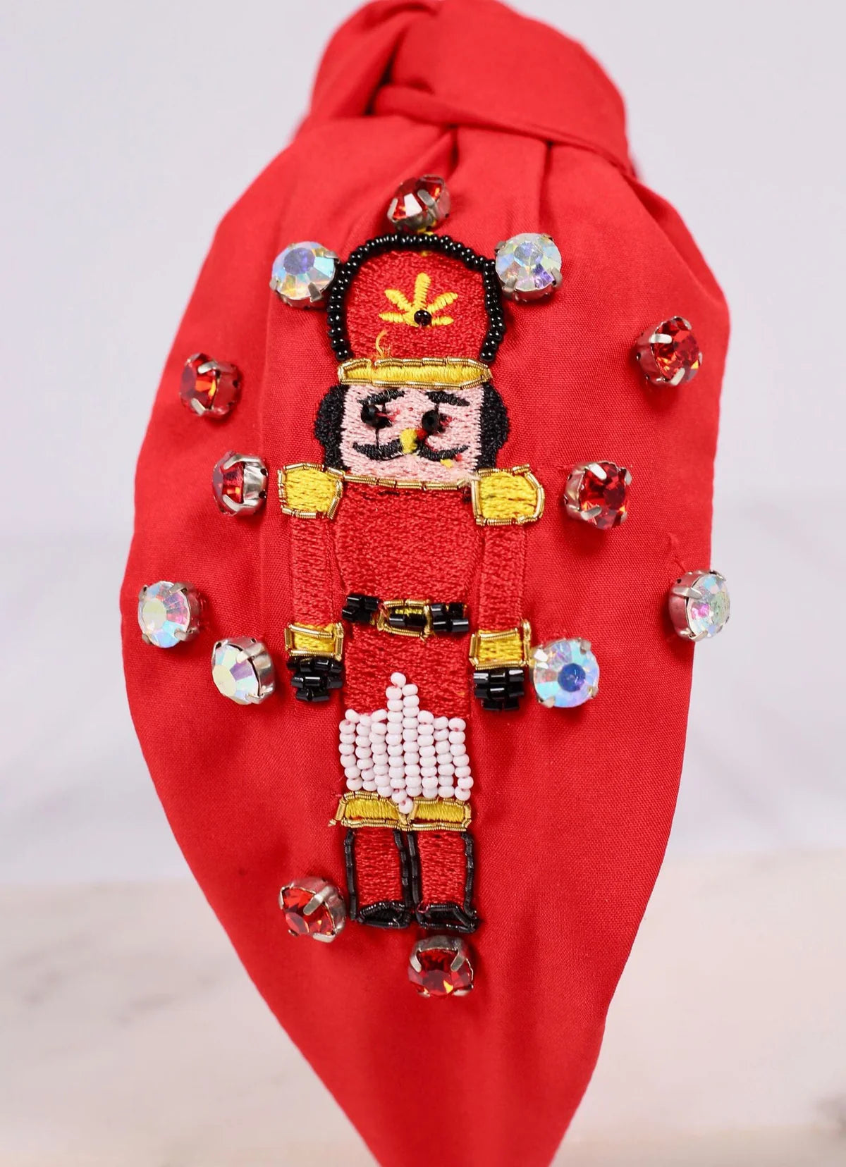 Nutcracker Embellished Red Headband