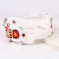 Nutcracker Embellished White Headband