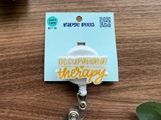 Occupational Therapy Badge Reel