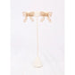 Caroline Hill Radcliffe Pearl Bow Earring Gold