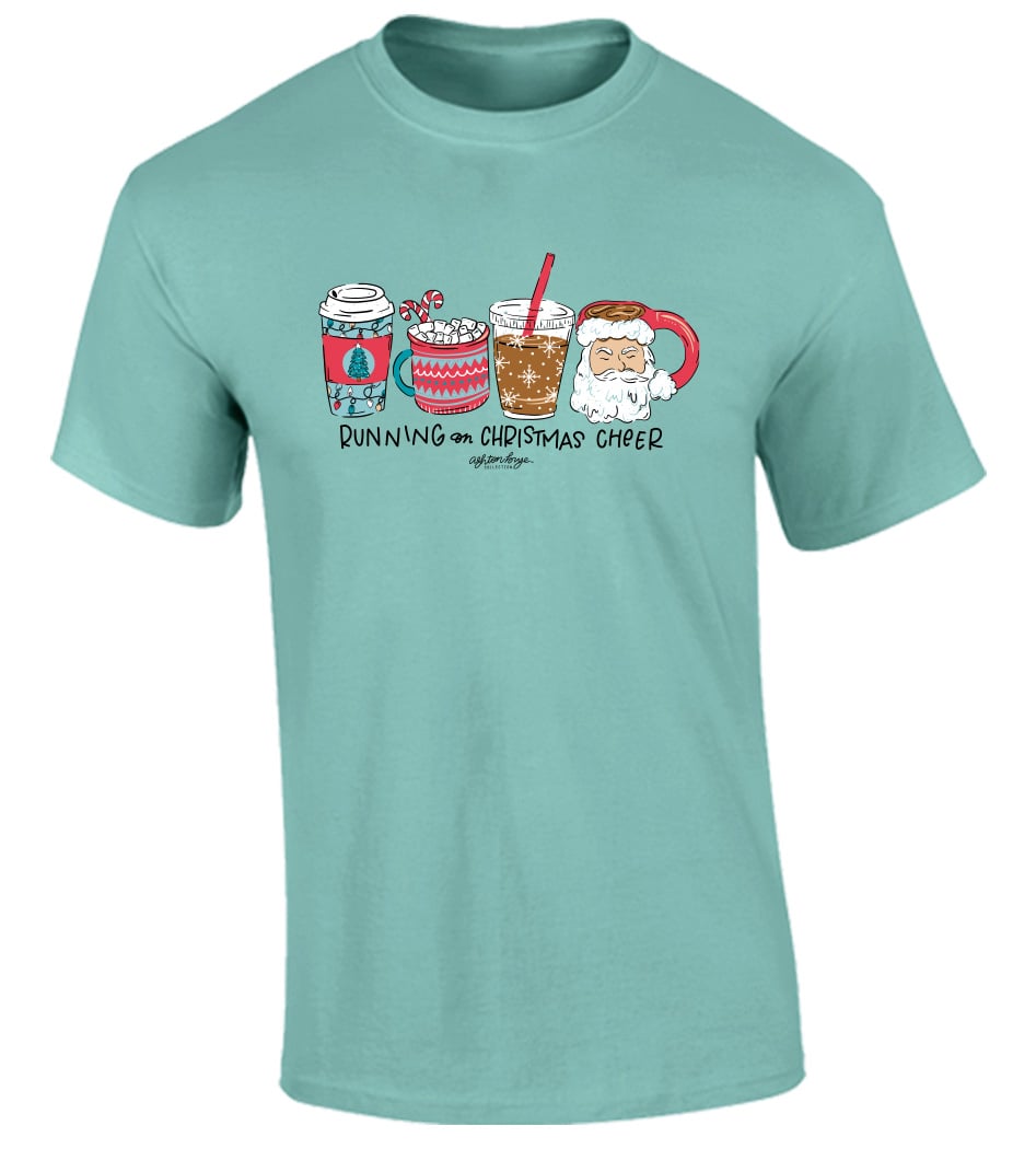 Ashton Brye Running on Christmas Cheer T-Shirt