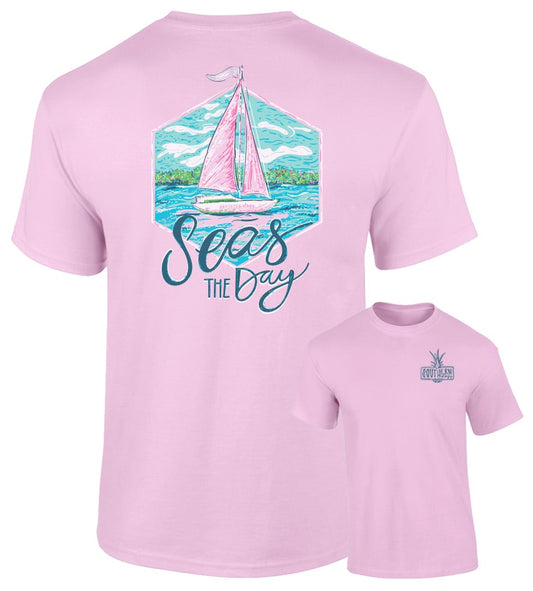 Southernology Seas The Day Sailboat T-Shirt