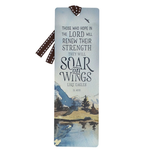 Bookmark Lake & Mountains They Will Soar On Wings Isa. 40:31