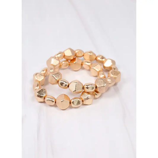 Caroline Hill Steinfeld Bracelet Set Gold