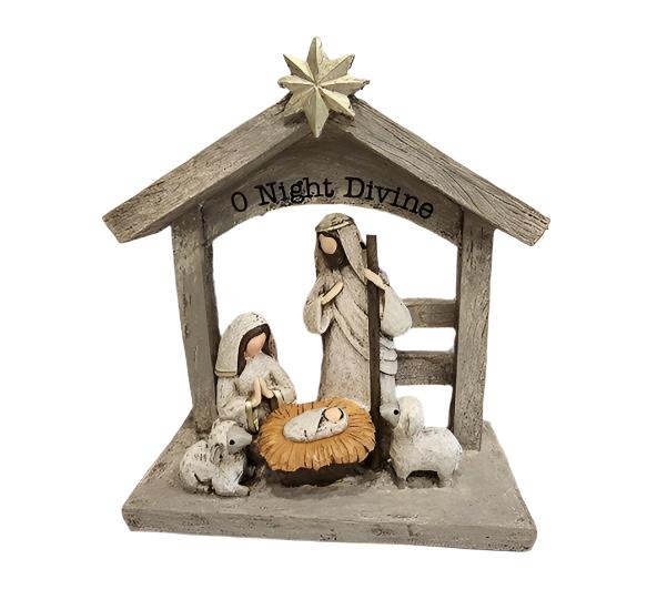 Nativity Stable Ornament