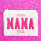 Viola White with Pink 'Mama Era' Shimmering Coin Purse