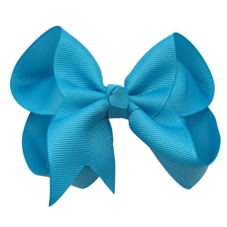 4" Turquoise Bow