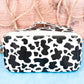 Cassie Cow Jetsetter Expandable Makeup Bag