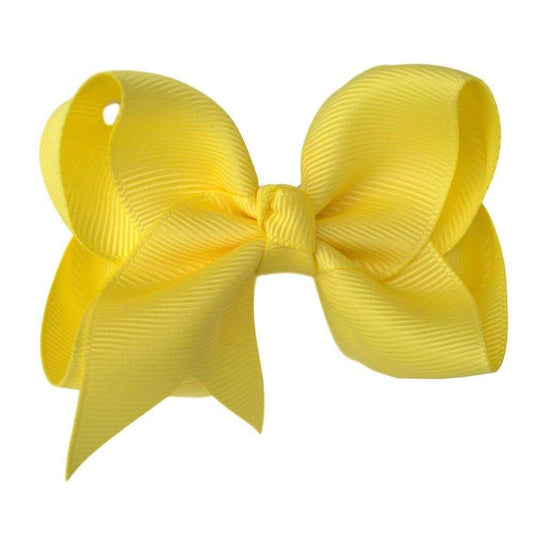4" Yellow Bow