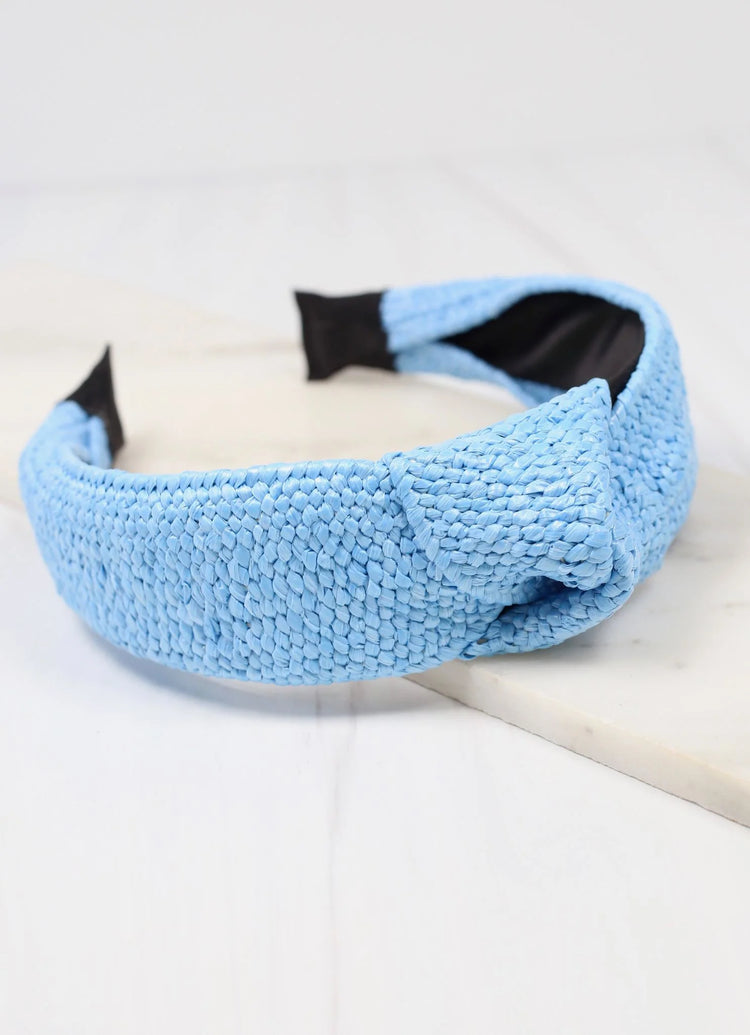 Jackson Straw Headband Blue