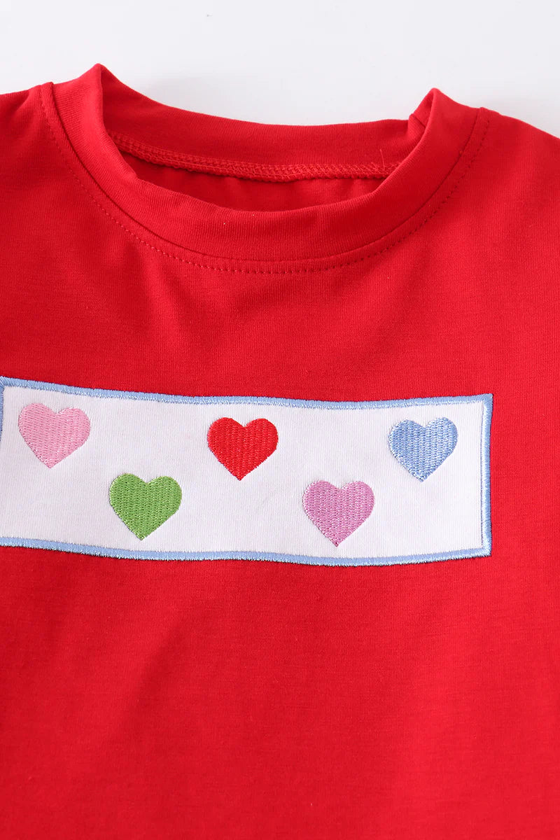 Boys Valentines Day Heart Love Embroidery Set