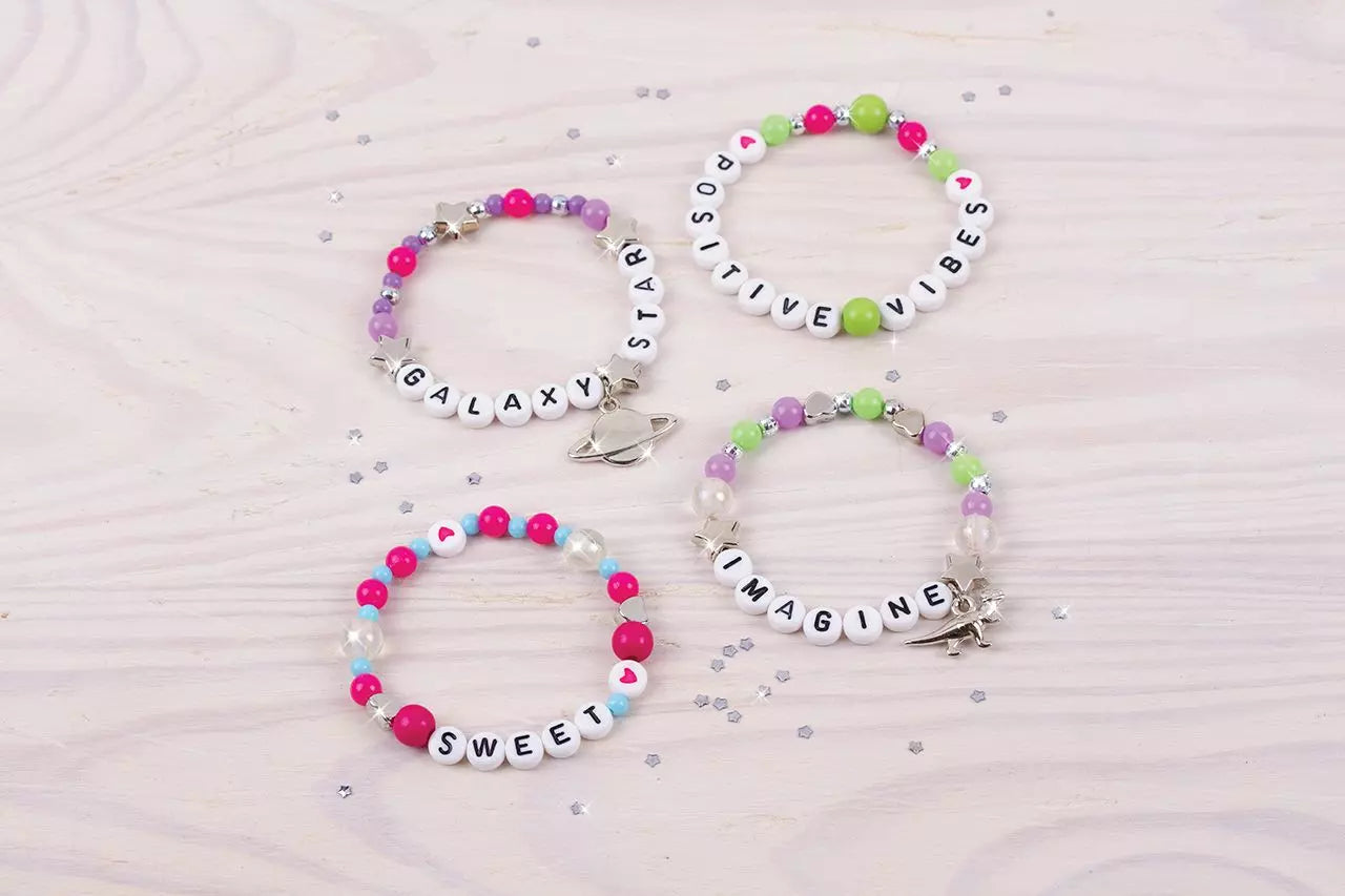 Make It Real - Block N' Rock Alphabet Bracelet Kit