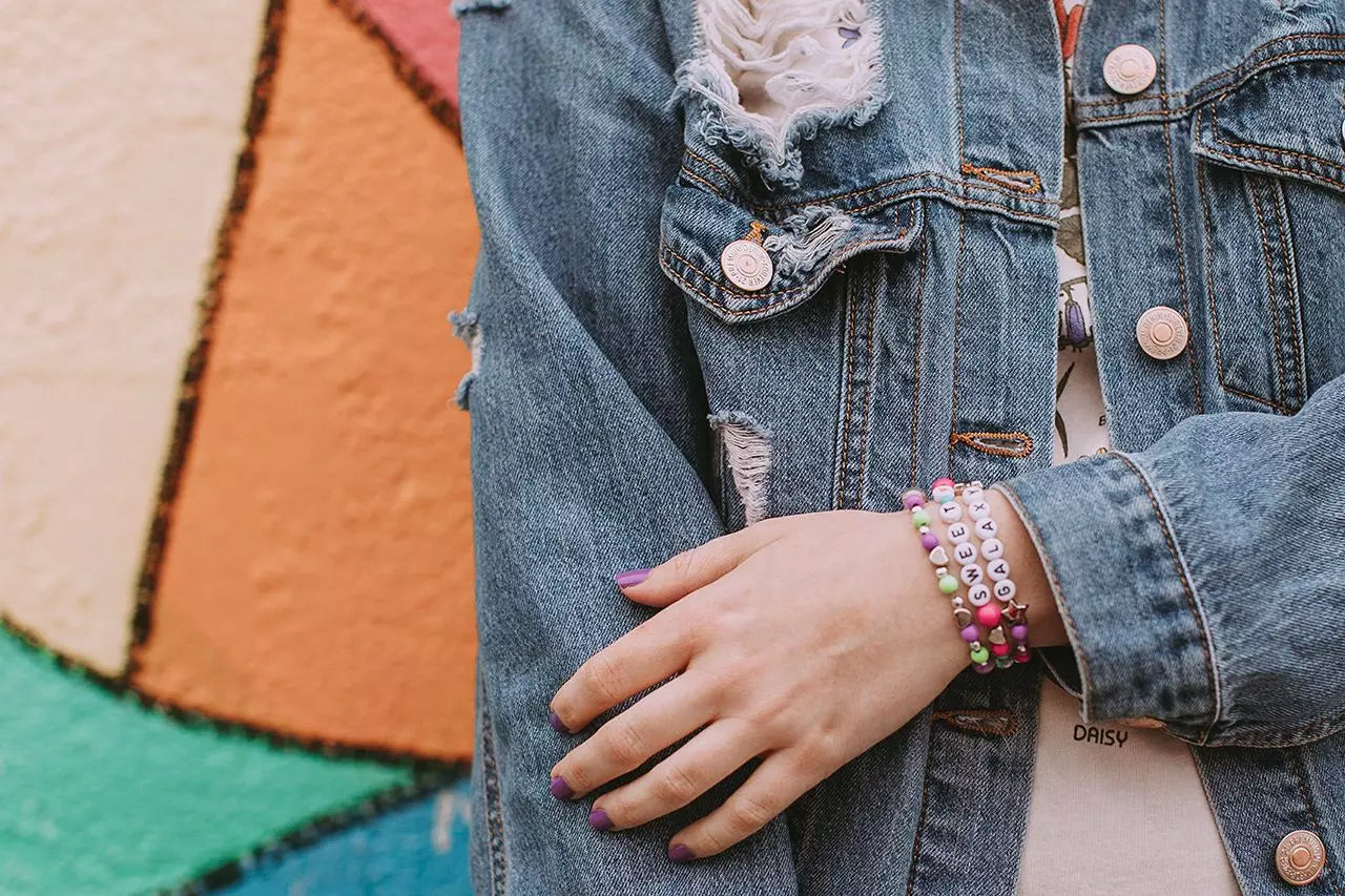 Make It Real - Block N' Rock Alphabet Bracelet Kit