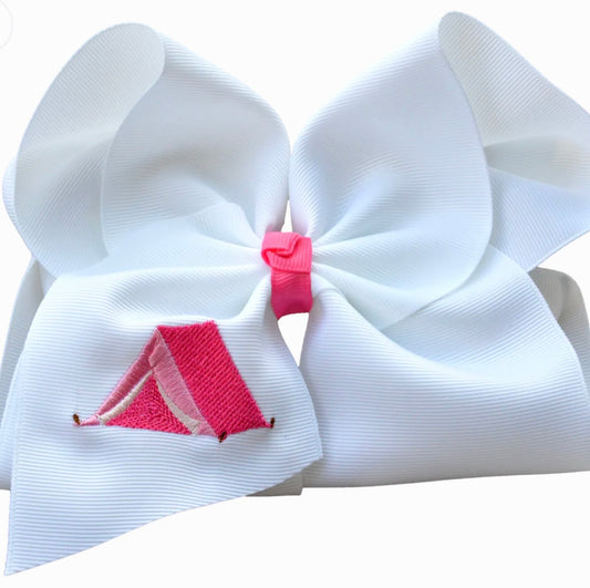 6” Pink Tent Bow