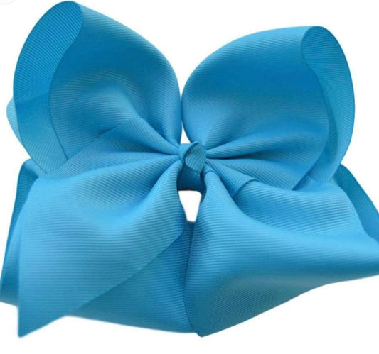 6” Turquoise Bow