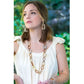 Omala Natural Beige Collection necklace - Rectangles Ovals