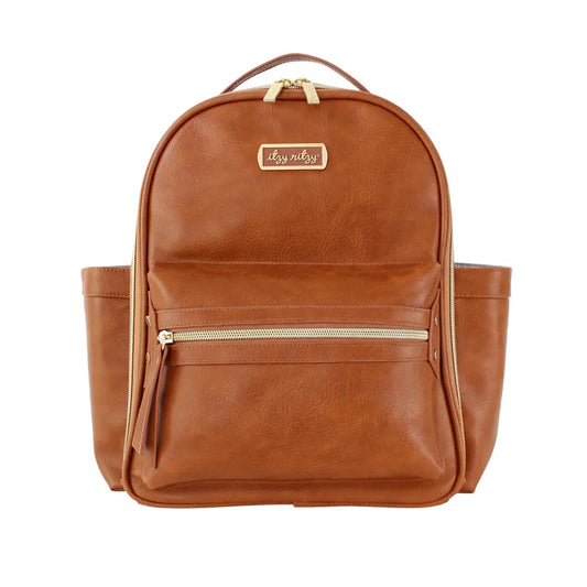 Cognac Itzy Mini Diaper Bag Backpack