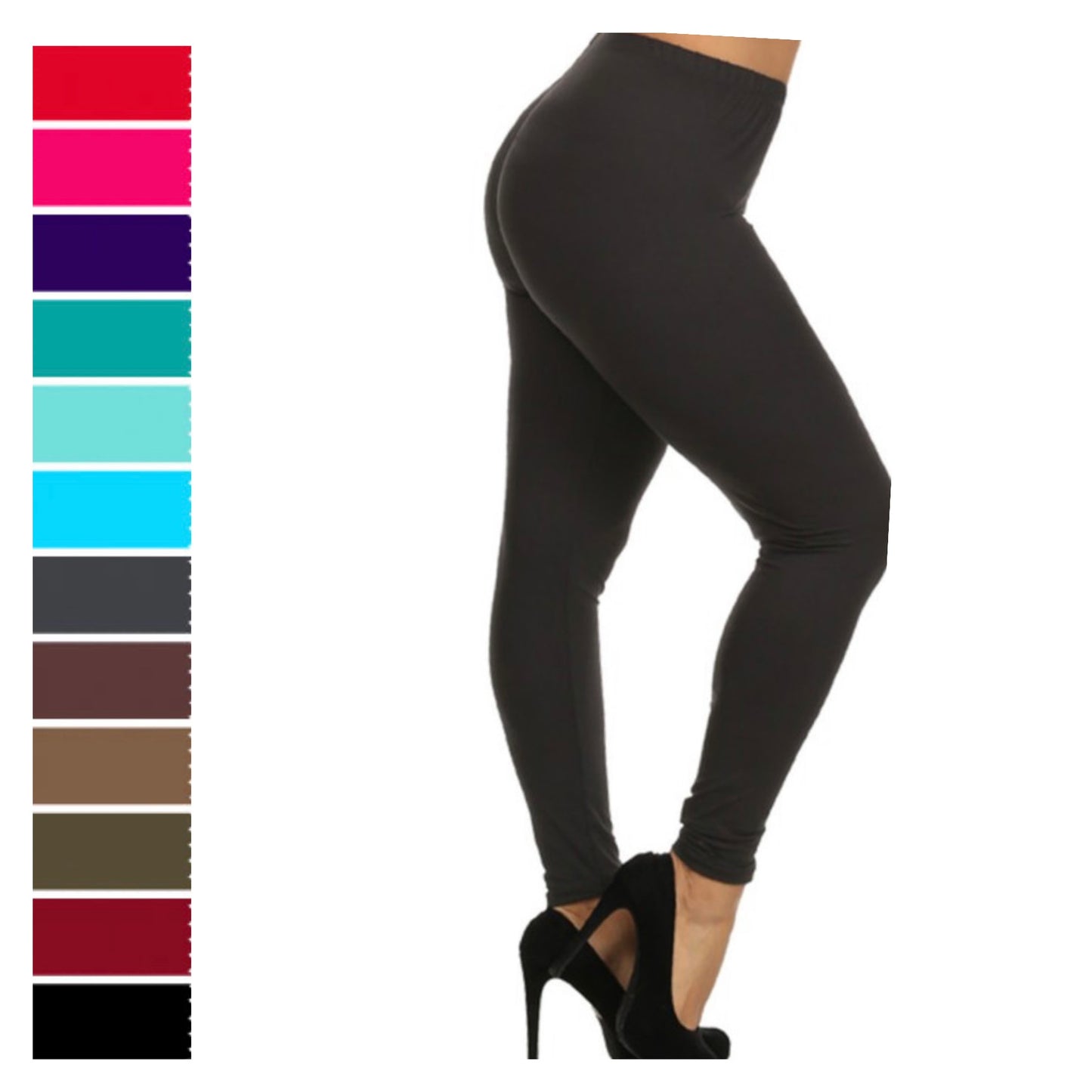 Women’s Plus One Size High Waisted Leggings