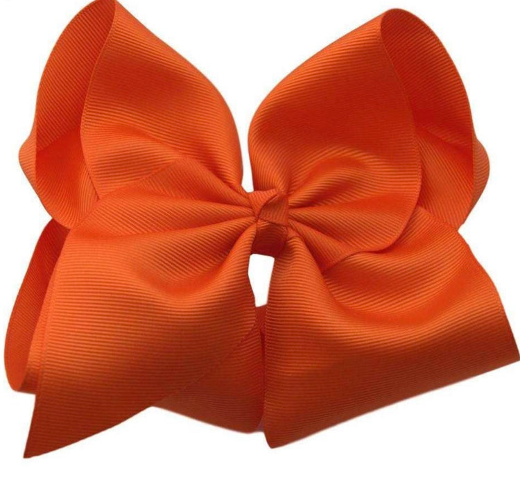 6” Orange Bow