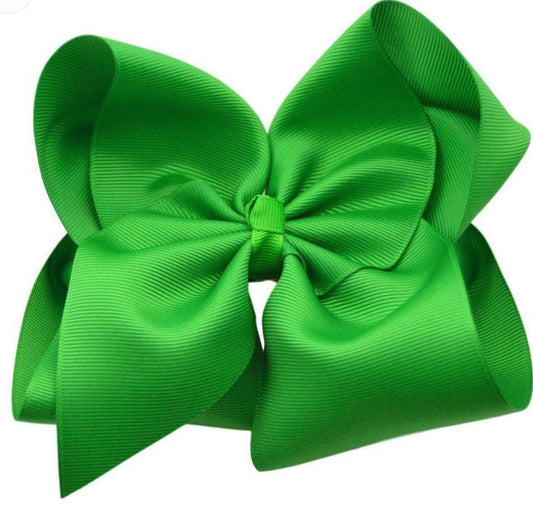 6” Green Bow