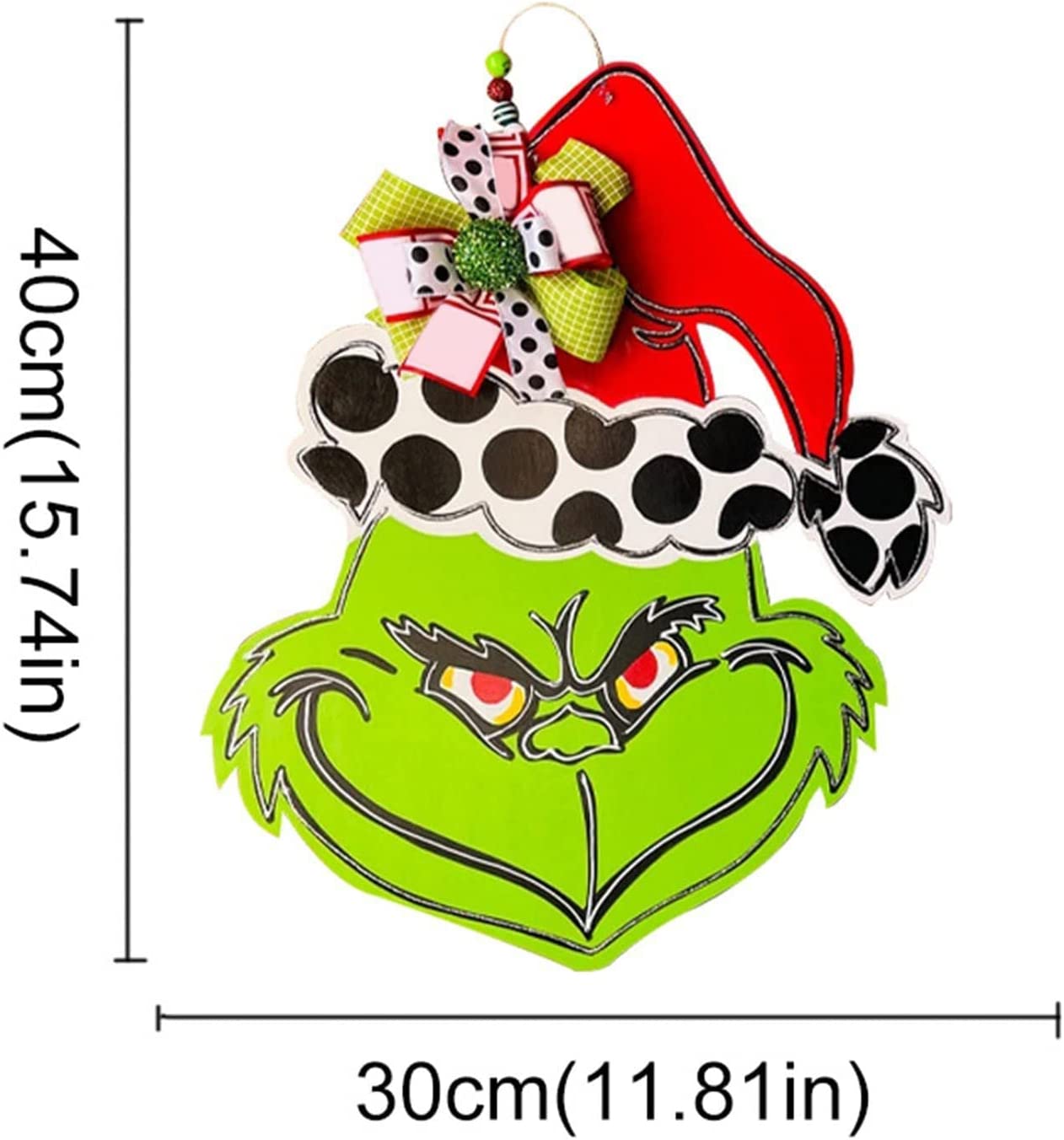 Grinch Door Hanger