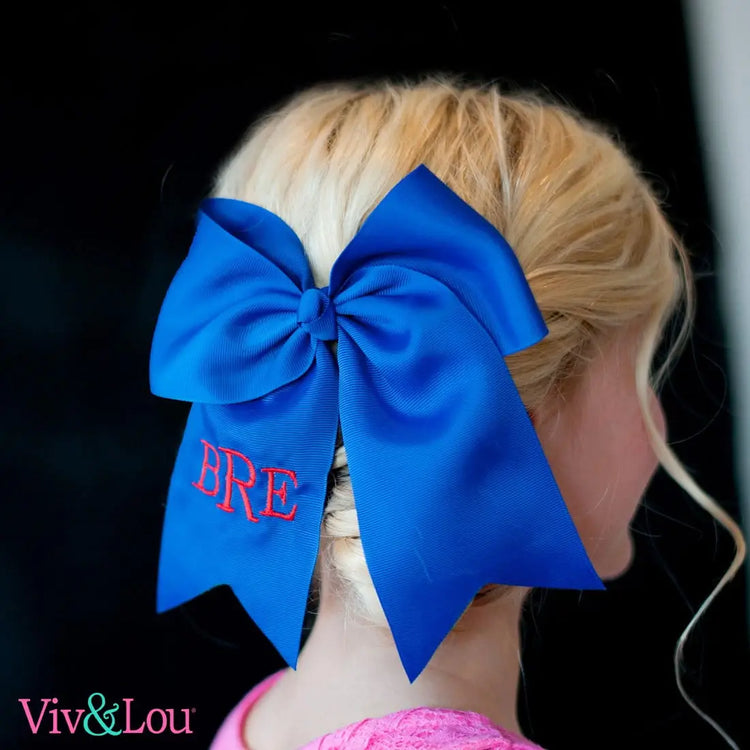 Viv & Lou Royal Blue Hair Bow
