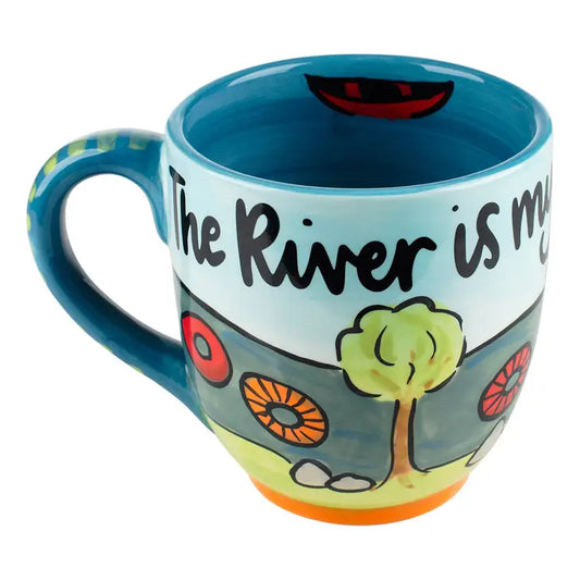 The River Is My Happy Place GloryHaus Mug