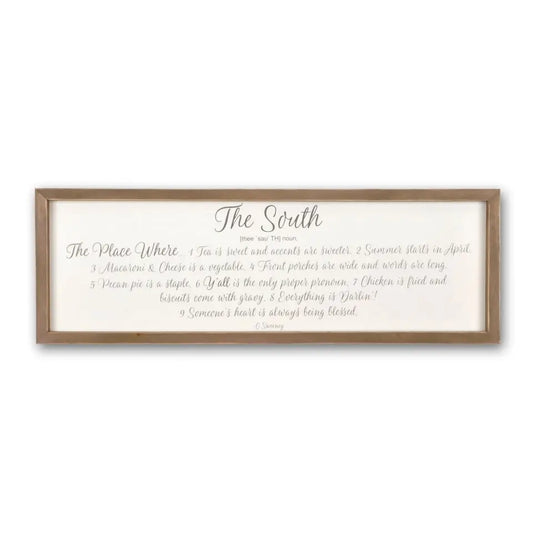 Magnolia Lane “The South” Canvas Frame