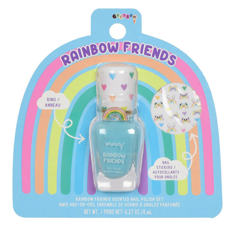 Rainbow Friends Nail Polish Ring Set