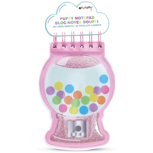 Gumball Machine Puffy Notepad