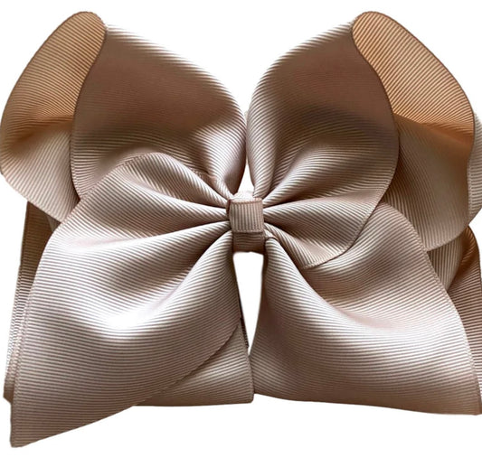 6” Tan Bow