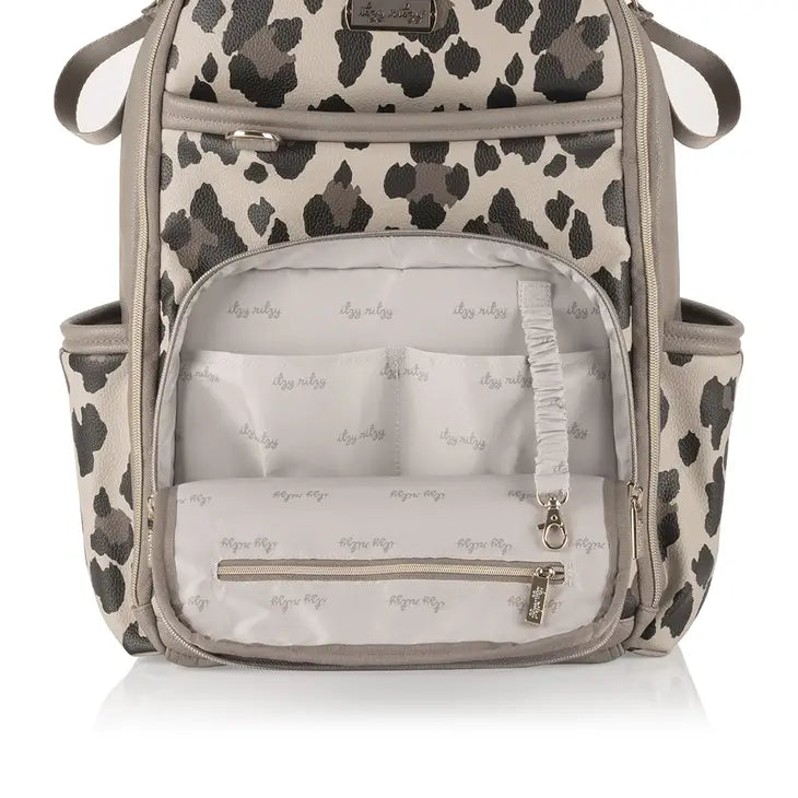 Itzy Ritzy Leopard Boss Plus Backpack Diaper Bag