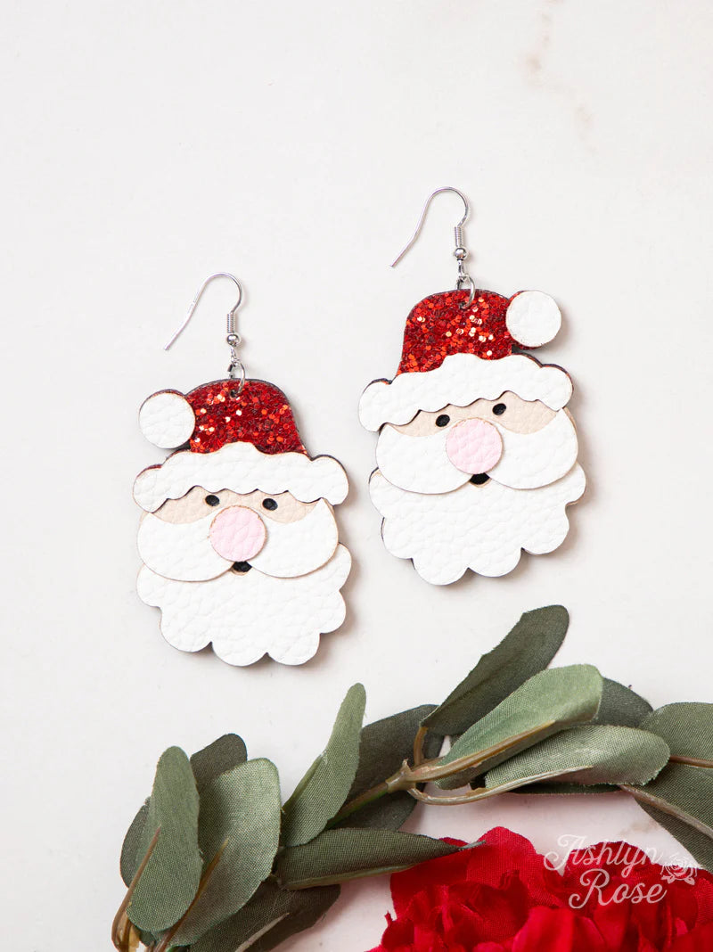 Open Your Heart to Others, Santa Claus Earrings