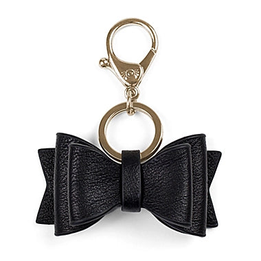 Itzy Ritzy Boss Bow Keychain Charm Black