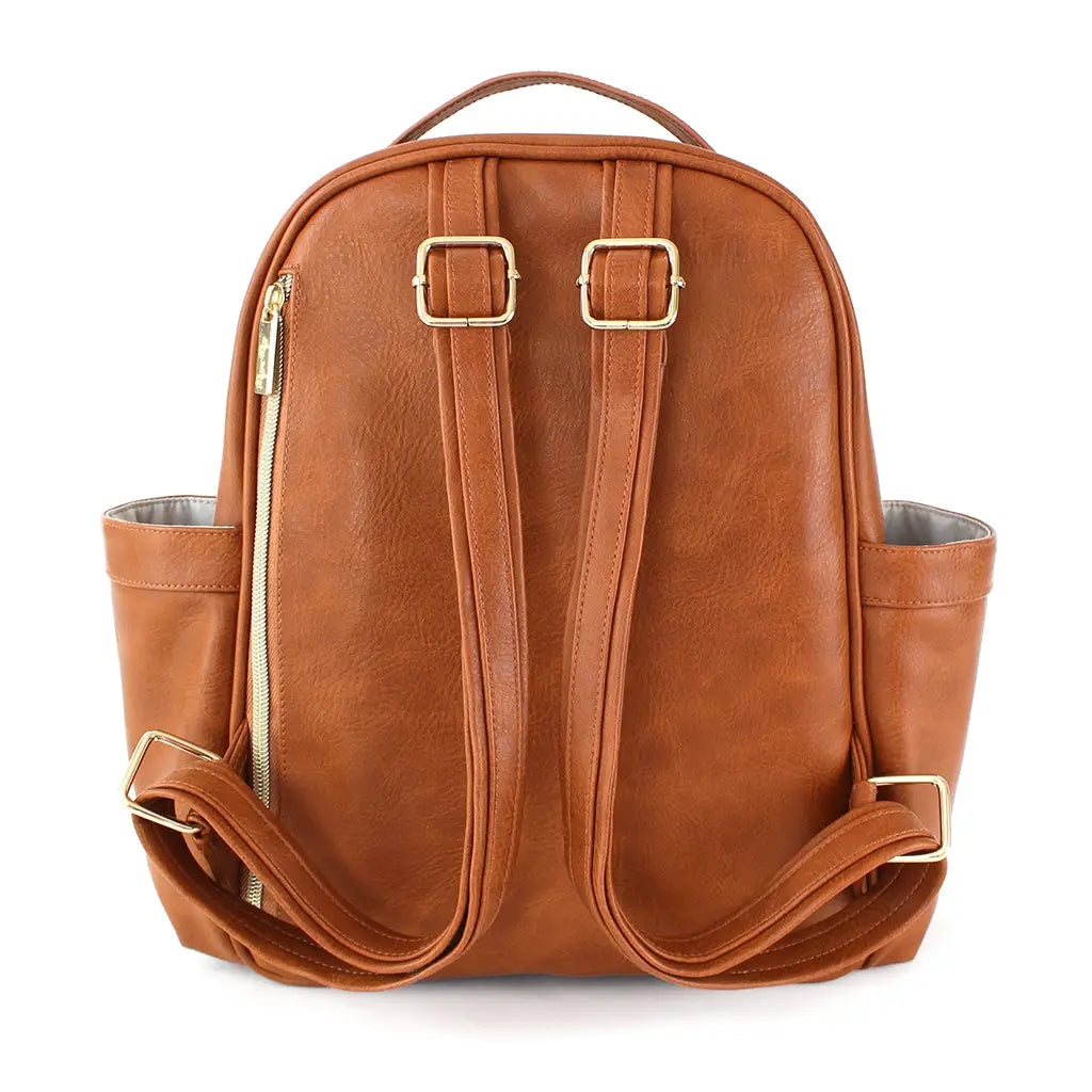 Cognac Itzy Mini Diaper Bag Backpack