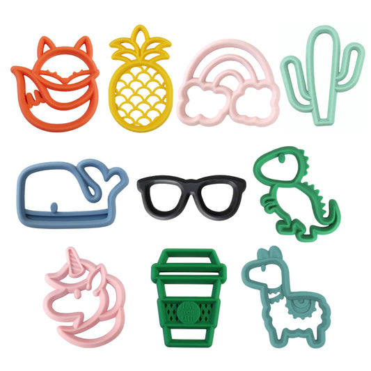 Itzy Ritzy Chew Crew Silicone Baby Teether