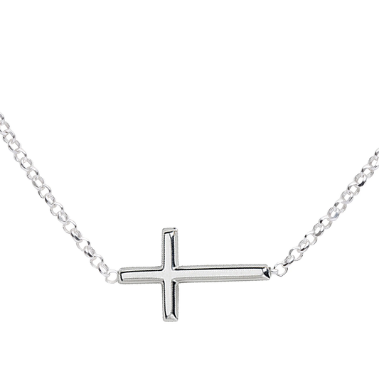 Sterling Silver Children's Cross Necklace