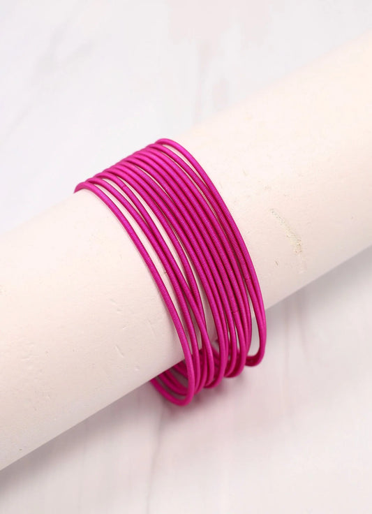 Athene Stretch Bracelet Fuchsia