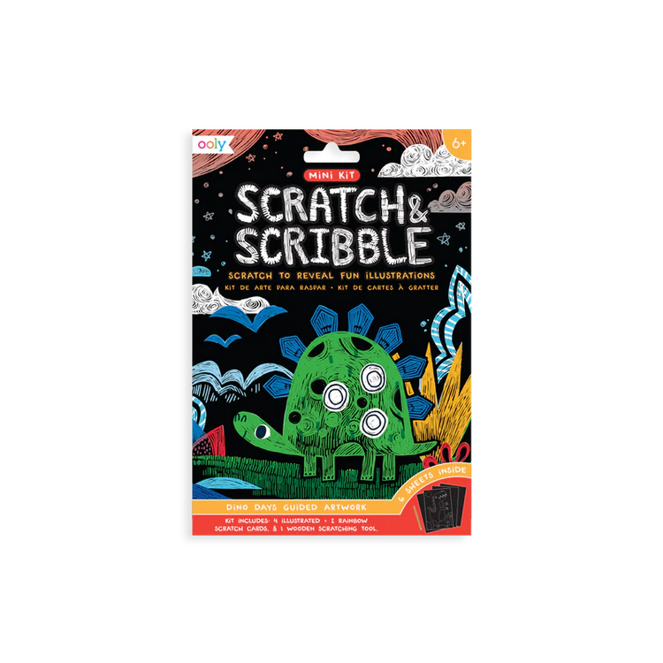 Ooly Scratch and Scribble Mini Scratch Art Kit