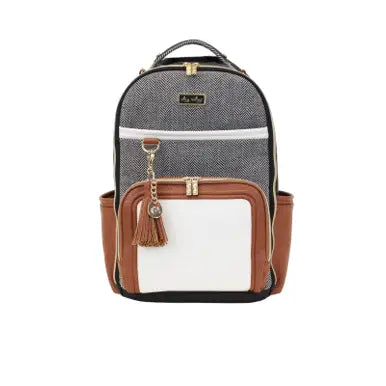 Itzy Ritzy Coffee and Cream Boss Plus Backpack Diaper Bag