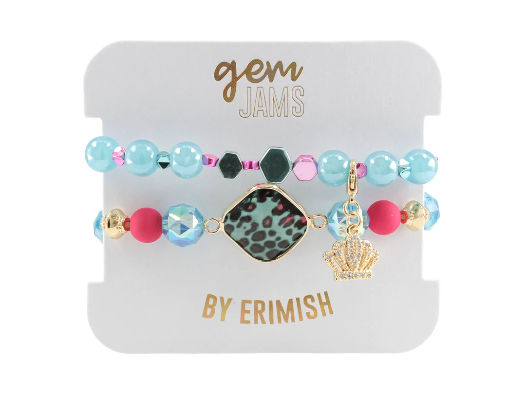 Gem Jams Bubblegum Carded Set Blue Razz