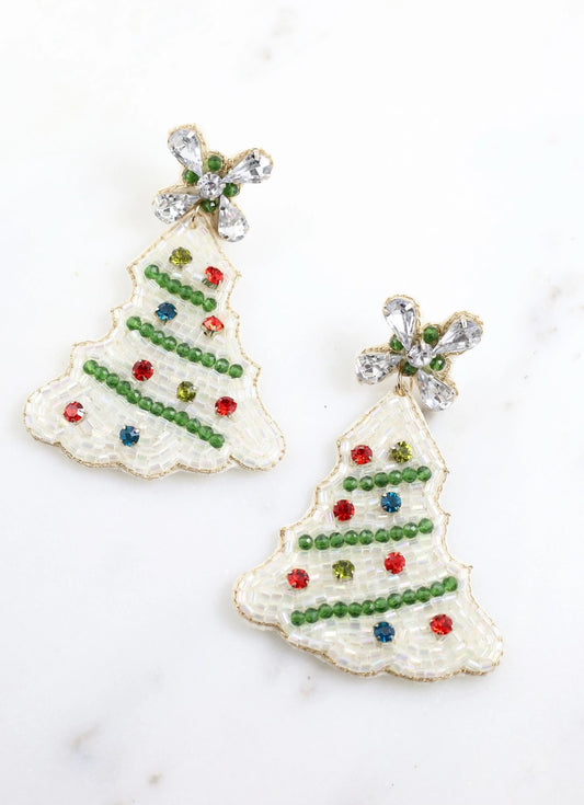 Cheery Christmas Tree Earrings