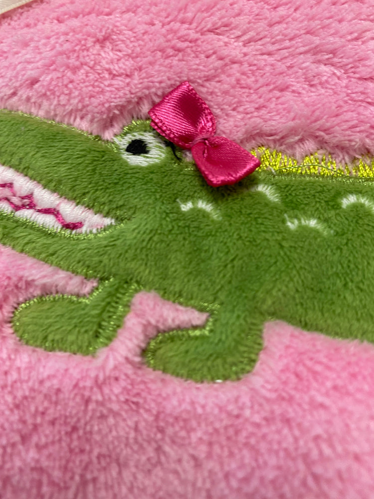 Gabby The Gator Plush Blanket