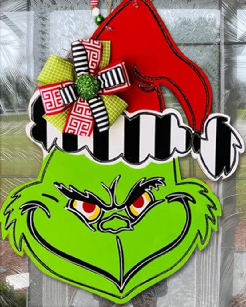 Grinch Door Hanger